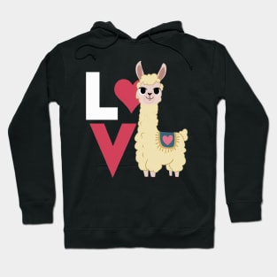 Llama love shirt funny cute llama tee T Hoodie